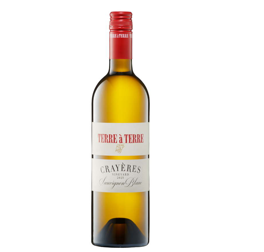 Terre à Terre Crayères Vineyard Sauvignon Blanc 2025 bottle - Wrattonbully